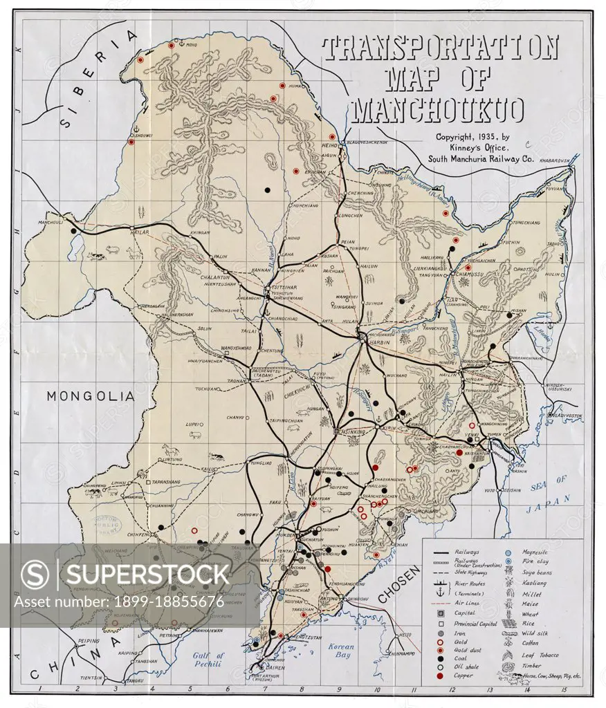 The South Manchuria Railway was built as a part of the Chinese Eastern Railway in 1898-1903 by Imperial Russia according to the Russian-Chinese convention and the Convention of Peking 1860. The South Manchuria Railway Company (満州鉄道株式会社/満洲鉄道株式会社 Minami Manshū Tetsudō Kabushiki-gaisha, or 満鉄 Mantetsu) (Chinese: 满铁路） was a company founded in the Empire of Japan in 1906, taken over after the Russo-Japanese War (1904-1905), and operated within China in the Japanese-controlled South Manchuria Railway Zone. The railway itself ran from Lüshun Port at the southern tip of the Liaodong Peninsula to Harbin, where it connected to the Chinese Eastern Railway. In 1945, the Soviet Union invaded and liberated the Japanese puppet state of Manchukuo. Rolling stock and moveable equipment was looted, and taken back to the Soviet Union, some of which was returned when the Chinese Communist government came into power. The South Manchuria Railway Company or Mantetsu was dissolved by order of the American o