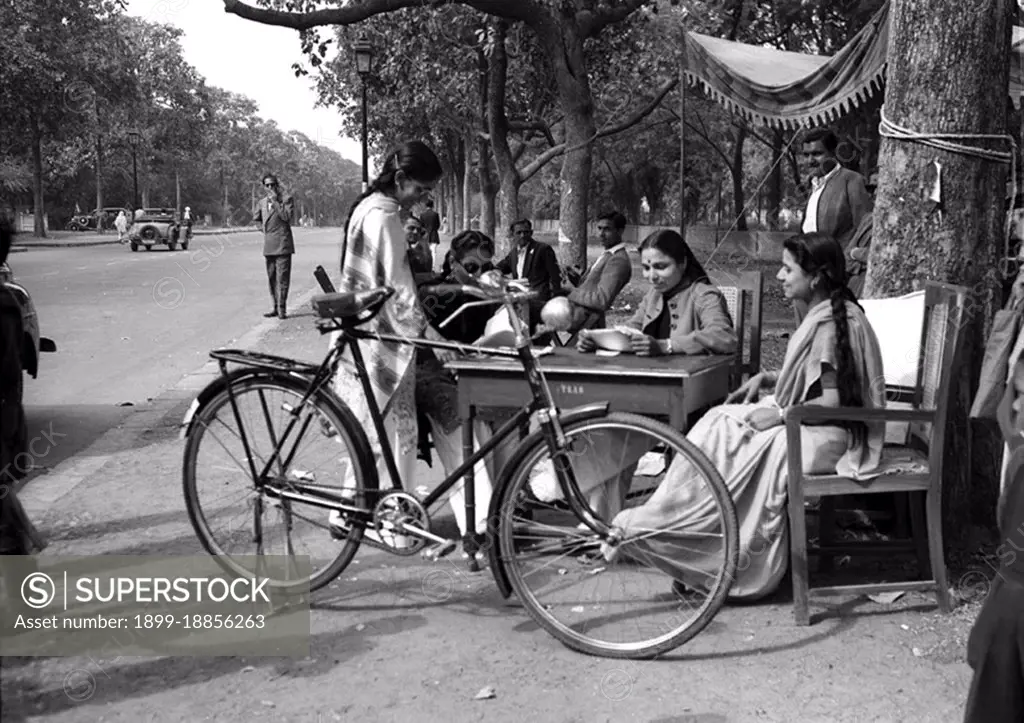 The Indian general election of 1951-52 elected the first Lok Sabha since India became independent in August 1947. Until this point, the Indian Constituent Assembly had served as an interim legislature. The Indian National Congress (INC) won a landslide victory, winning 364 of the 489 seats and 45% of the total votes polled. This was over four times as many votes as the second-largest party. Jawaharlal Nehru became the first democratically elected Prime Minister of the country.