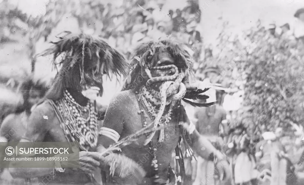 Hopi (Moqui) Indians, Inake dance.