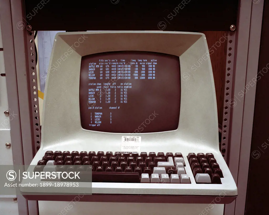 SANDIA COMPUTER ROOM, NEW EQUIPMENT 1983. 