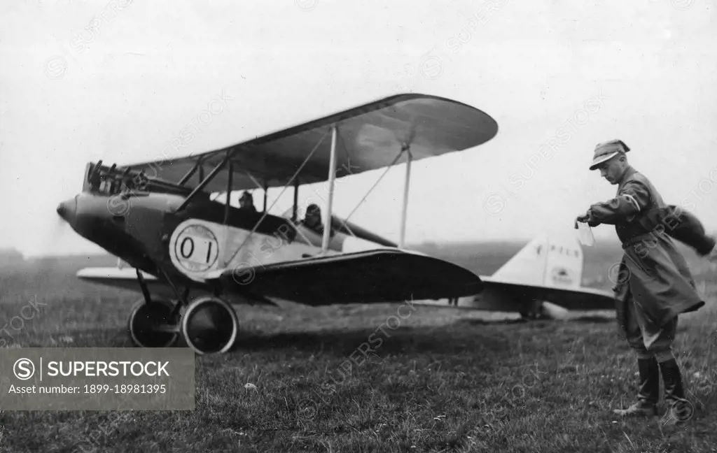 PZL.5 aircraft during the III National Avionette Competition in Warsaw ca. 1930. 