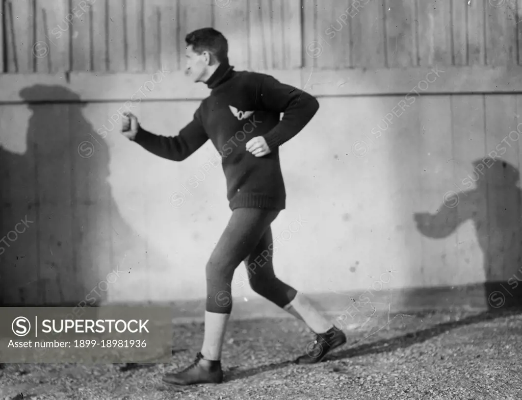 Date: 1910-1915 - Boxer Bob McAllister. 