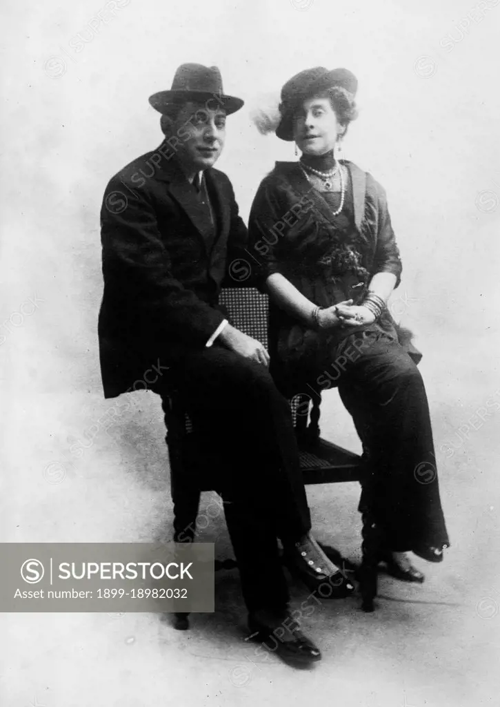 Prince Alex. Miskinoff i.e., Mishkinoff & Mrs. Aimee Gouraud ca. 1910-1915. 