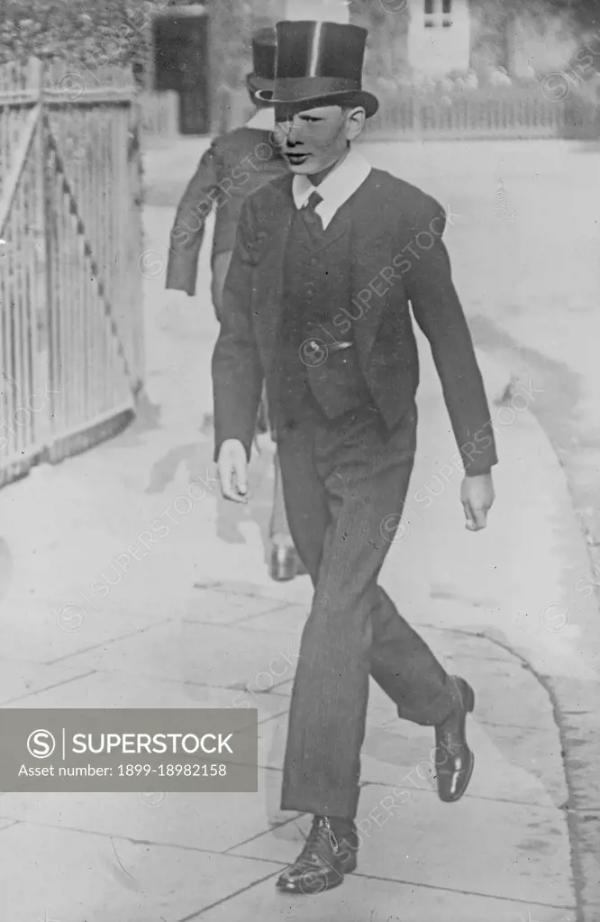 Date: February 1914 - Prince Henry at Eton. 