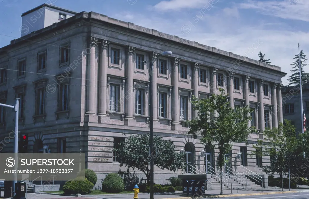 2000s United States -  Post Office, Broadway, Missoula, Montana 2004. 