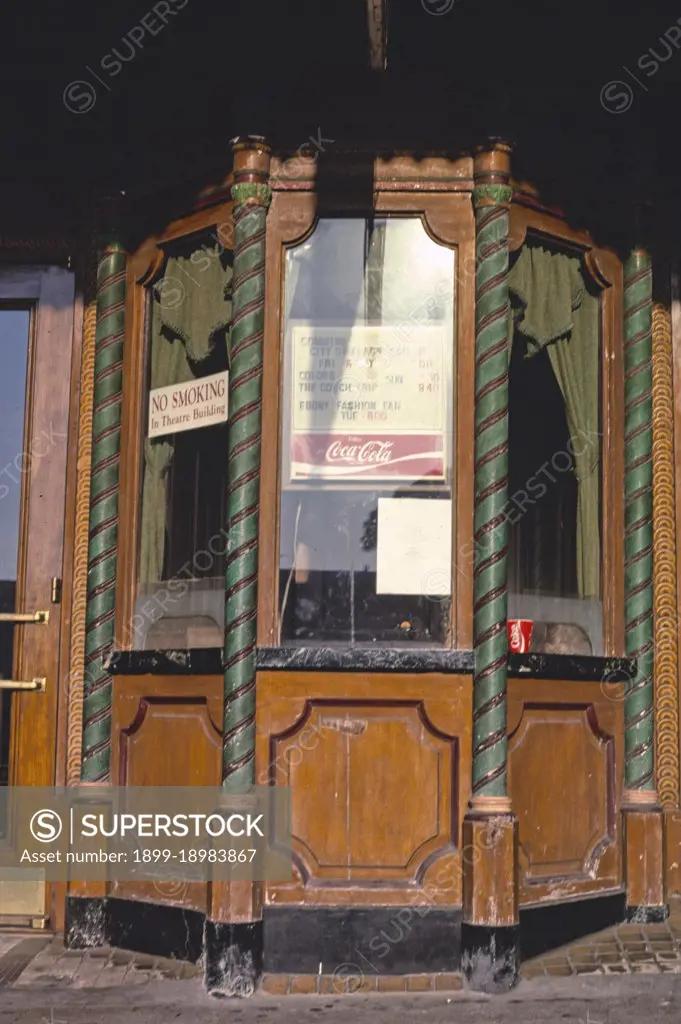 1980s America -  Palace Theater, Canton, Ohio 1988. 