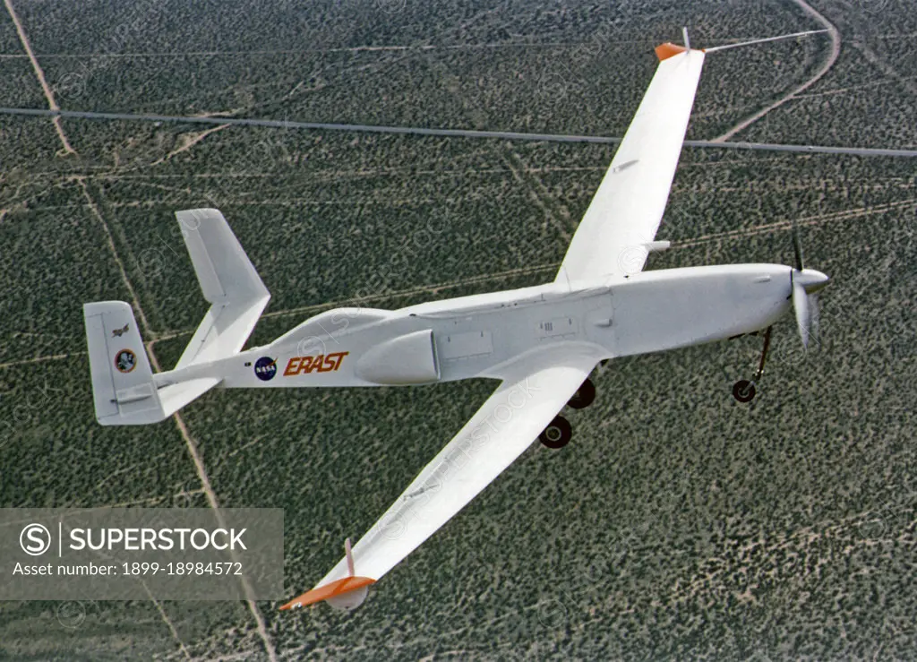 ERAST Demonstrator 2 (D-2) in flight. 