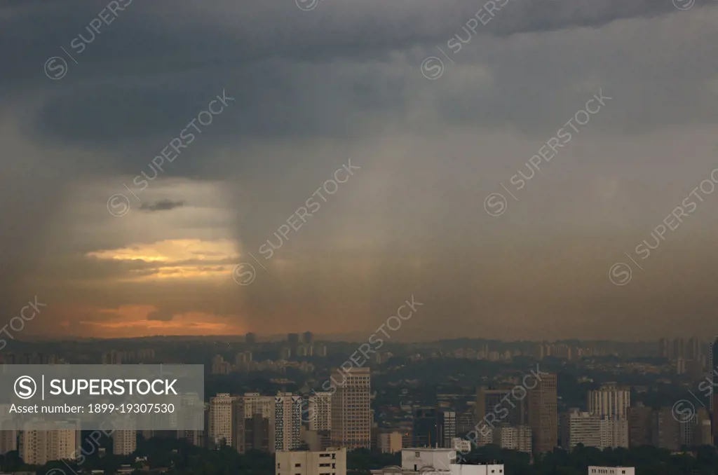 A cloudy day in Sao Paulo, Brazil.