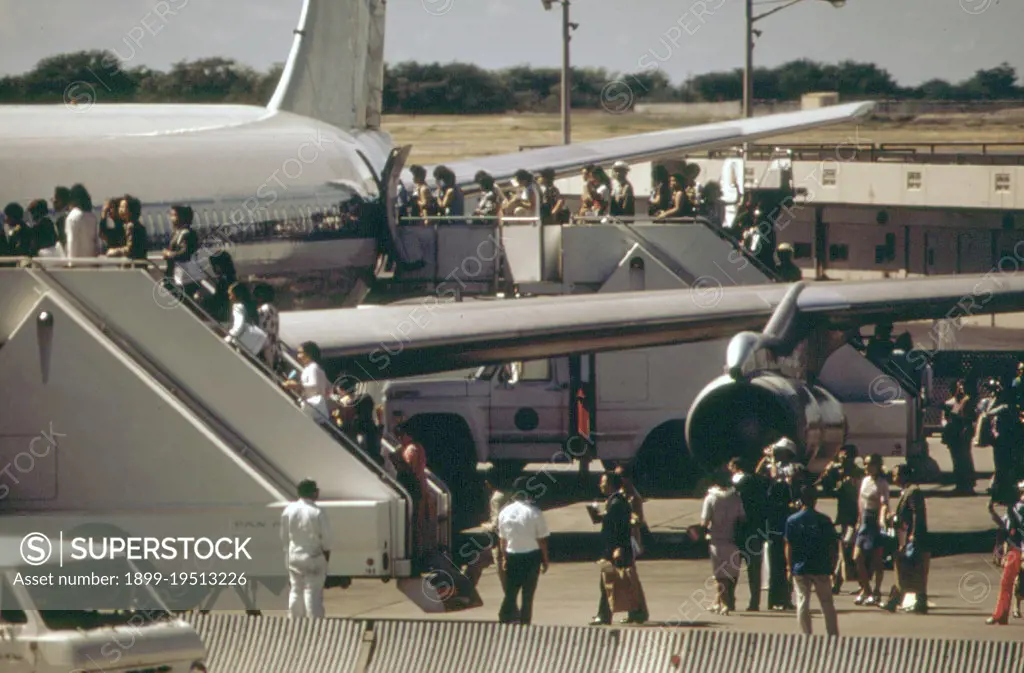 Honolulu International Airport handles almost all of the island's visitors. Some 2.7 million are anticipated in 1973, October 1973