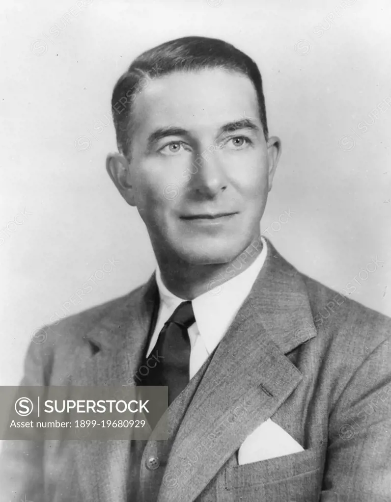 Portrait of Senator Carey Estes Kefauver (D-TN) (1903-1963), during his tenure as chairman of the United States Senate Special Committee to Investigate Crime in Interstate Commerce, popularly known as the Kefauver Committee, which investigated organized crime across state lines, Washington, DC, 1950. (Photo by United States Information Agency/GG Vintage Images/UIG)