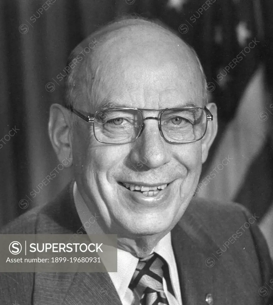 Portrait of Wallace Foster Bennett (R-UT) (1898-1993), a successful businessman, leader of the LDS Church and United States Senator from 1951-1974, Washington, DC, 1951. (Photo by National Archives and Records Administration/GG Vintage Images/UIG)