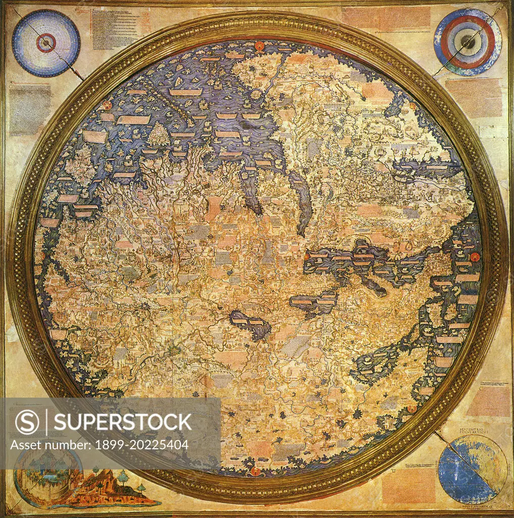 Islamic Renaissance Map 1459. 