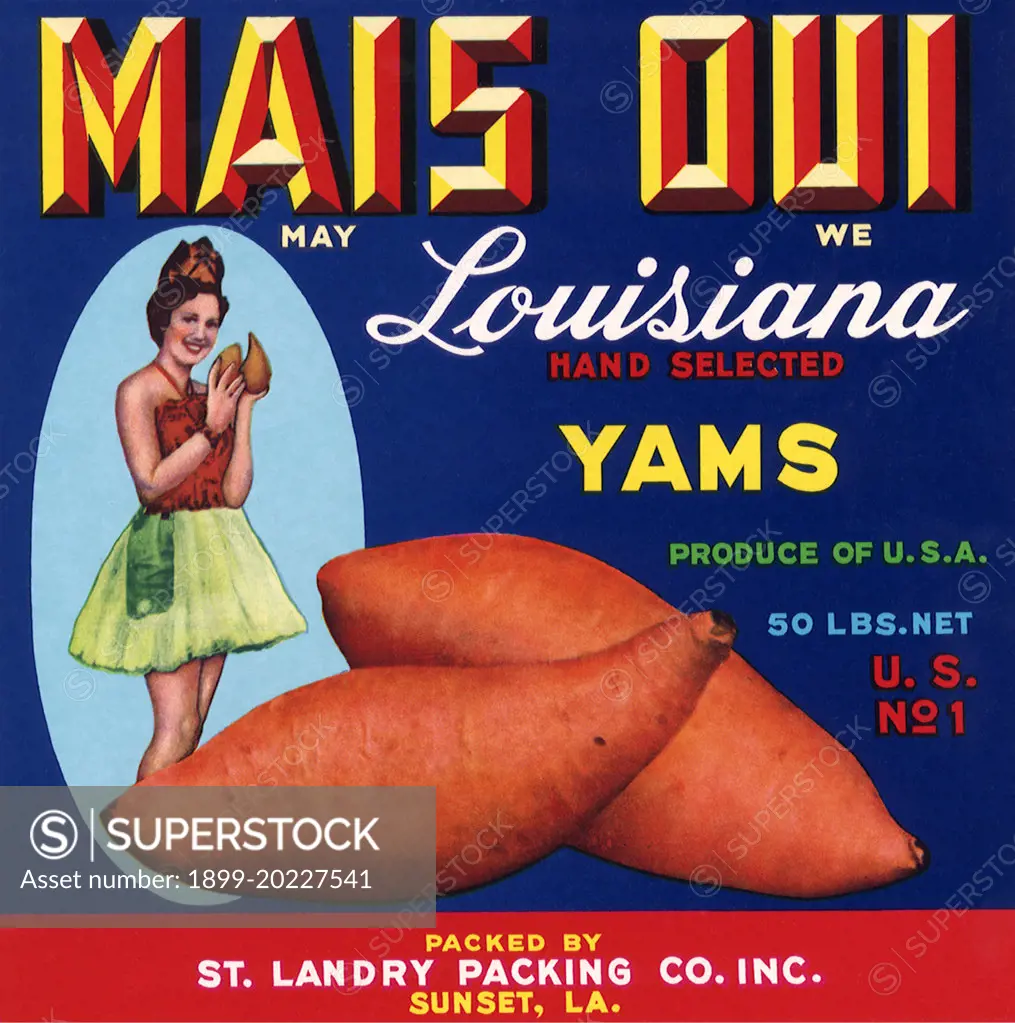 Yam Label. 