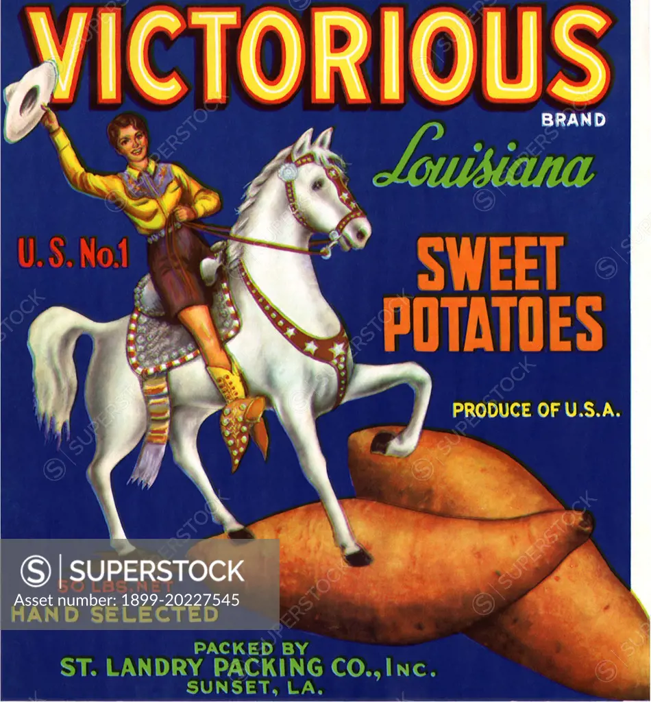 Sweet Potato Label. 