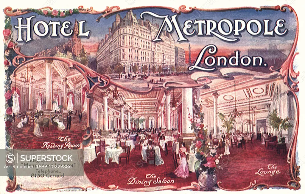 Hotel Metropole London England. 