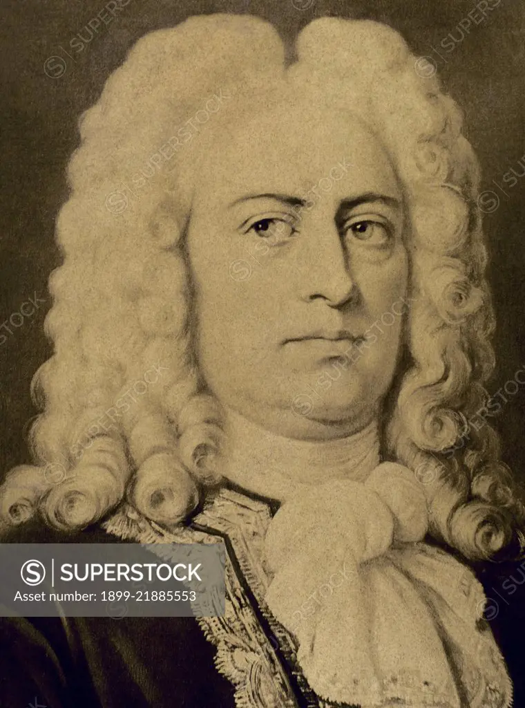 Georg Friedrich Haendel (1685-1759). German composer. Nationalized British.