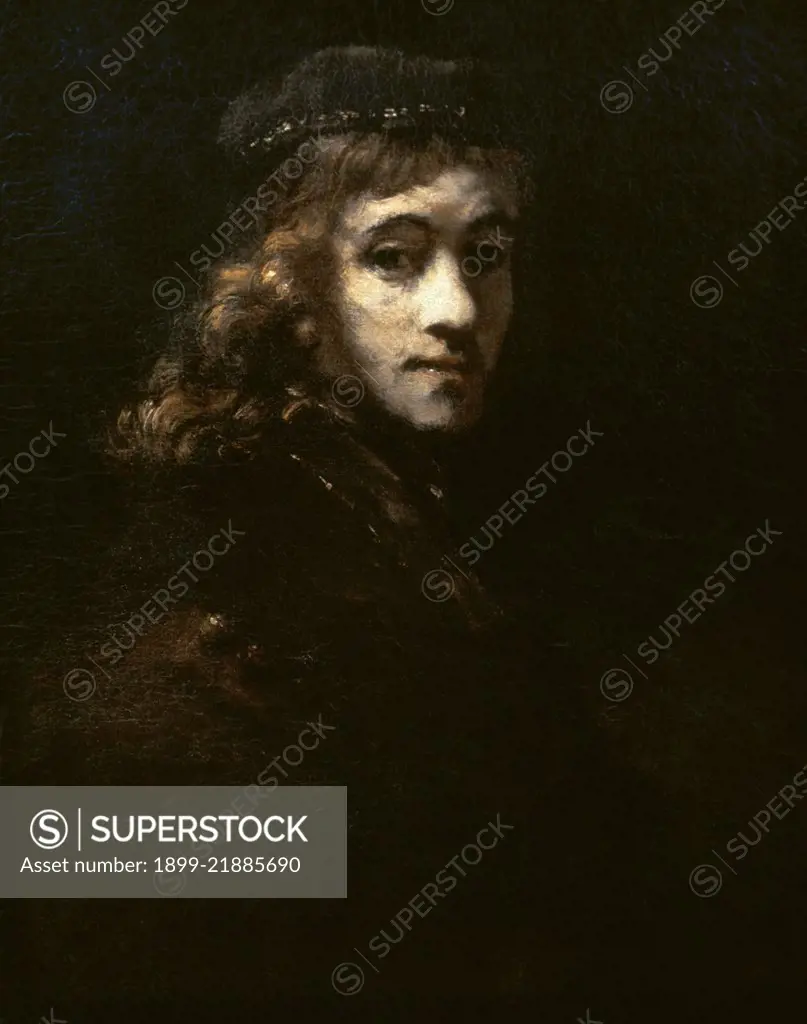 Rembrandt. Harmenszoon van Rijn or Rhijn (Leiden, 1606-Amsterdam, 1669). Portrait of Titus van Rijn (son of Rembrandt), c.1662. Louvre Museum. Paris, France.