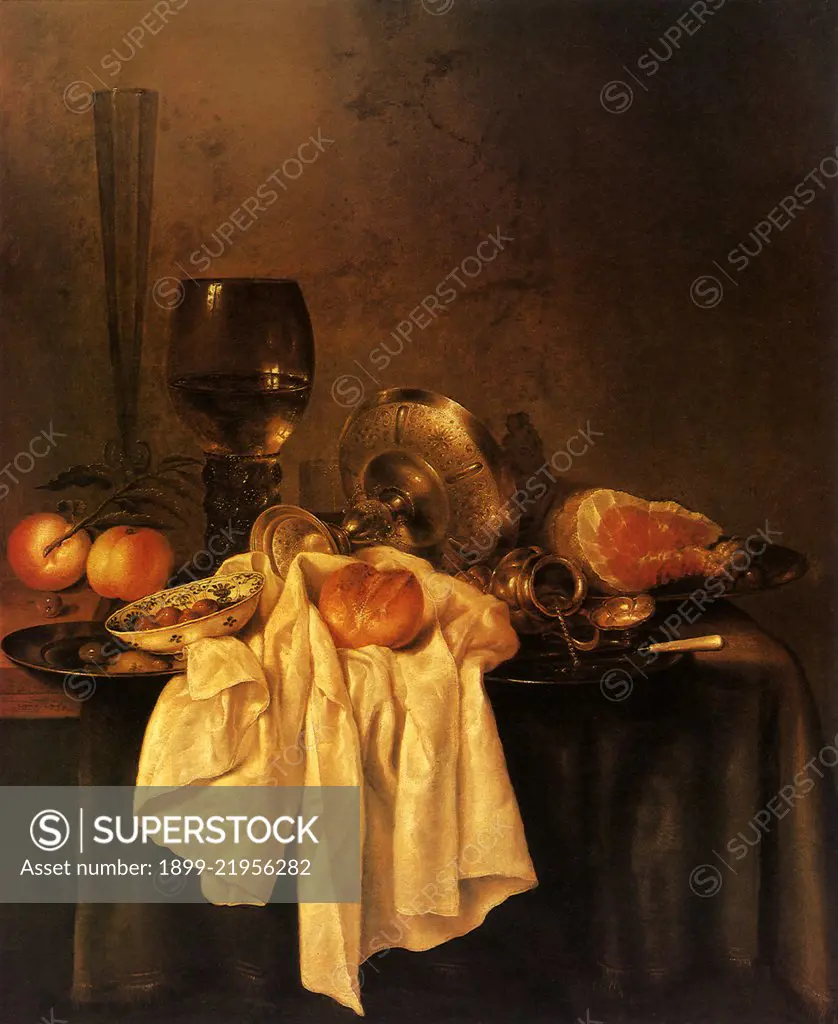 Still Life, 1651. Heda, Willem Claesz.