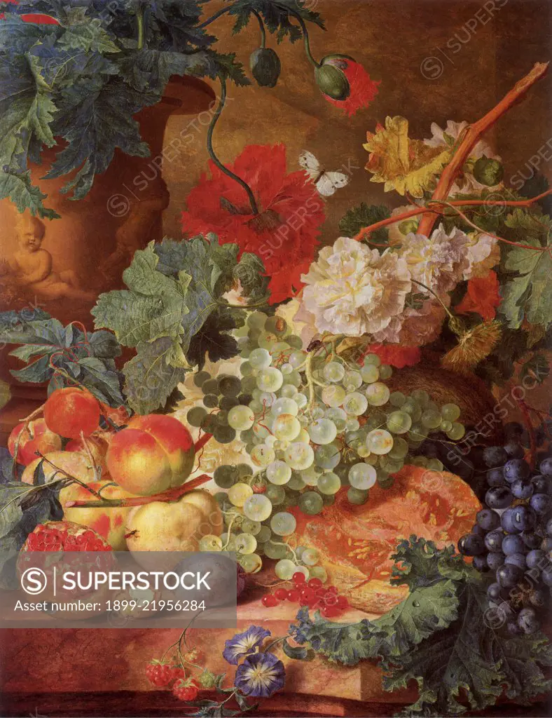 Fruit Still Life, 1749. Huysum, Jan van.