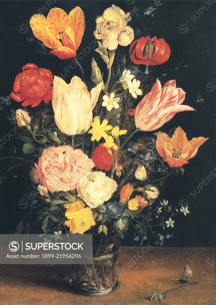 A Vase of Flowers, 1617. Brueghel, Jan, the Elder.