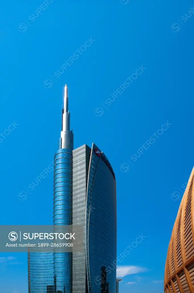 Architecture Milan Unicredit Tower project by architect Cesar