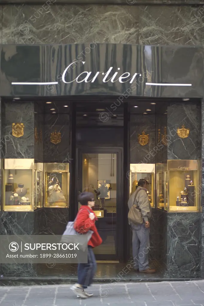 Boutique Cartier Via Calabritto Naples Campania Italy SuperStock