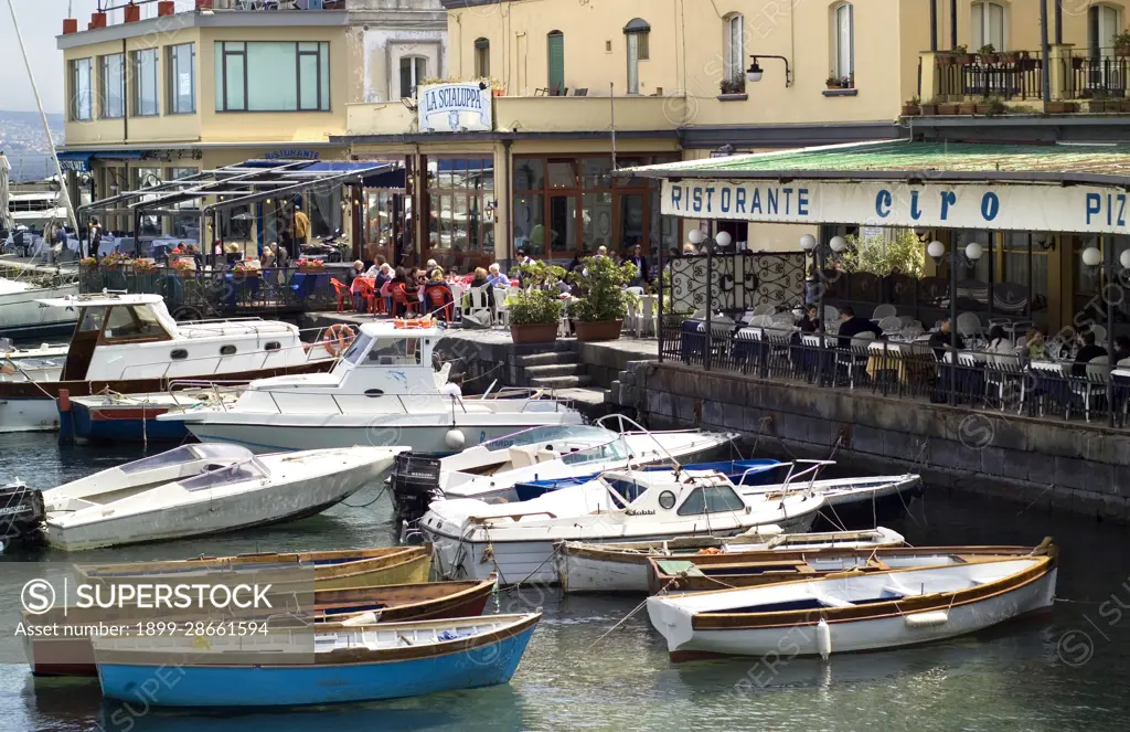 Restaurant Ciro Borgo Marinaro Naples Campania Italy SuperStock