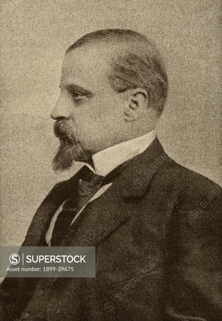 Henryk Sienkiewicz, 1846-1916. Polish novelist.Winner of 1905 Nobel for Literature. From the book ""The Masterpiece Library of Short Stories, Russian etc, Volume 13'