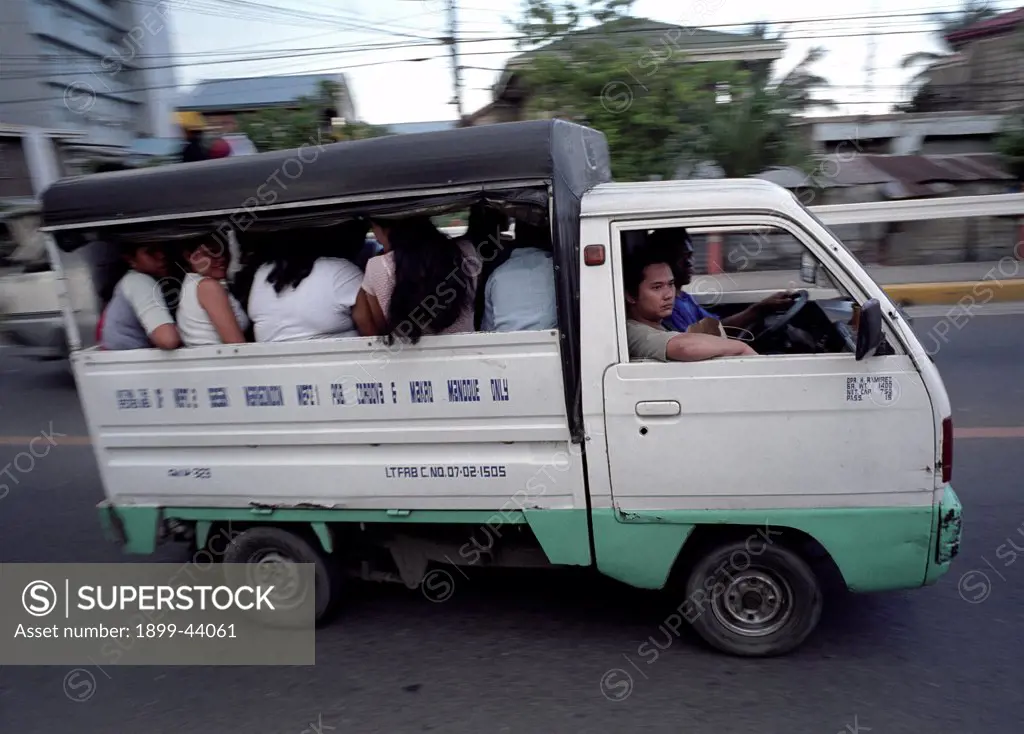 MINI-BUS, PHILIPPINES. Manila. . 