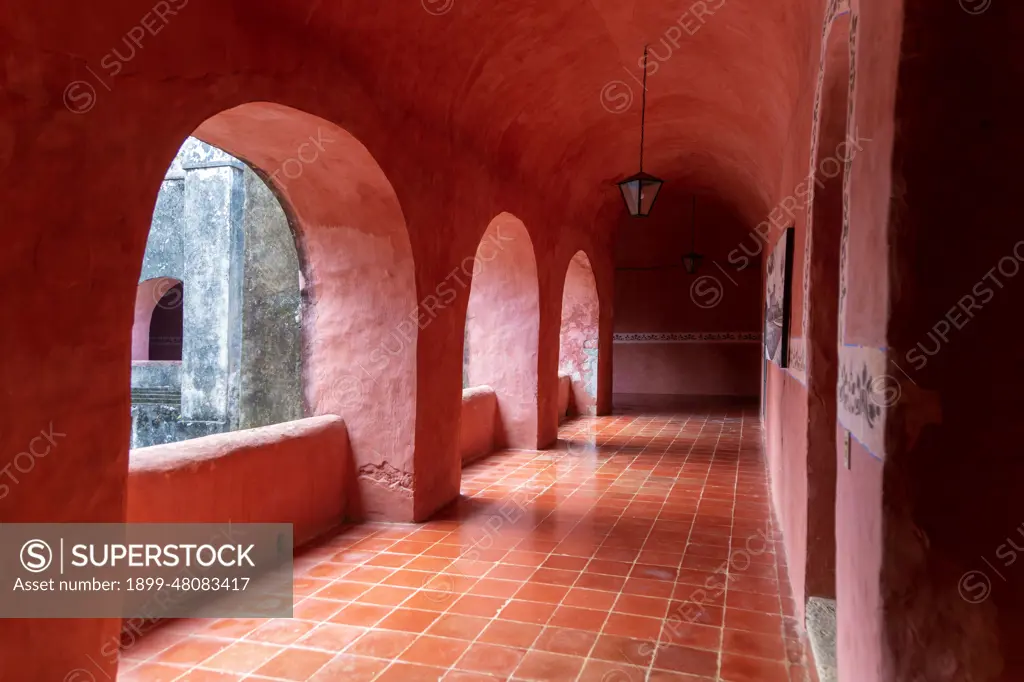 Convent of San Bernardino of Sienna, Valladolid, Yucatan, Mexico.