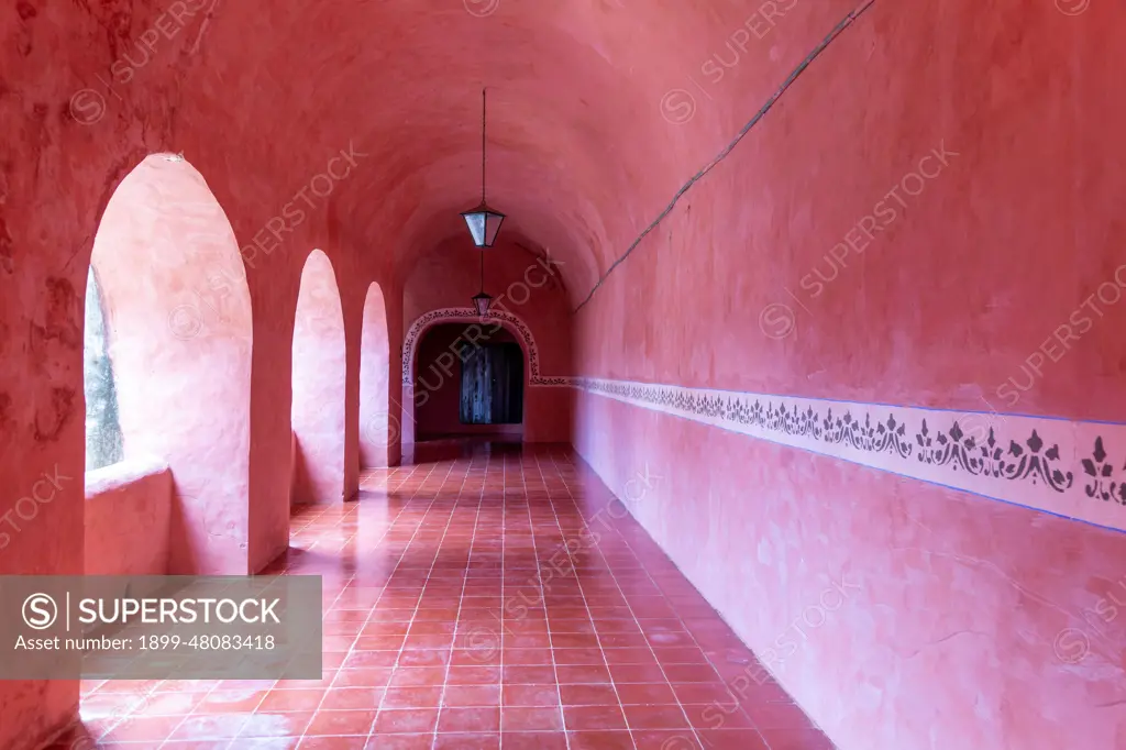 Convent of San Bernardino of Sienna, Valladolid, Yucatan, Mexico.