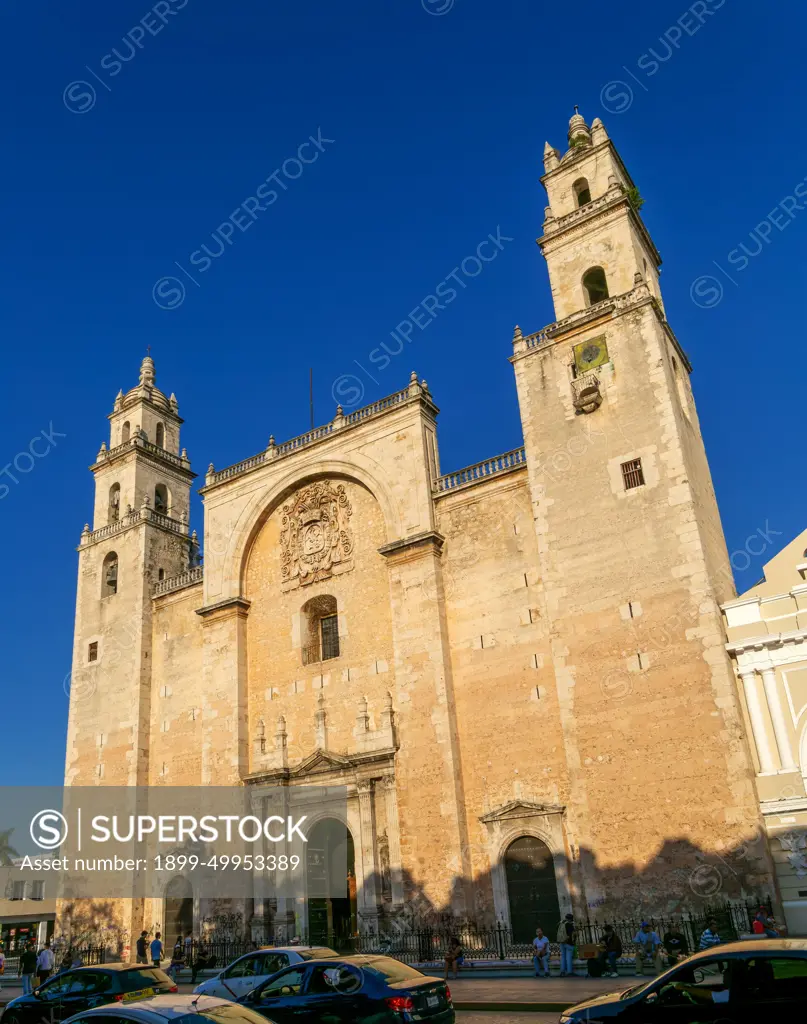 Cathedral church of San Ildefonso, Merida, Yucatan State, Mexico completed 1598.