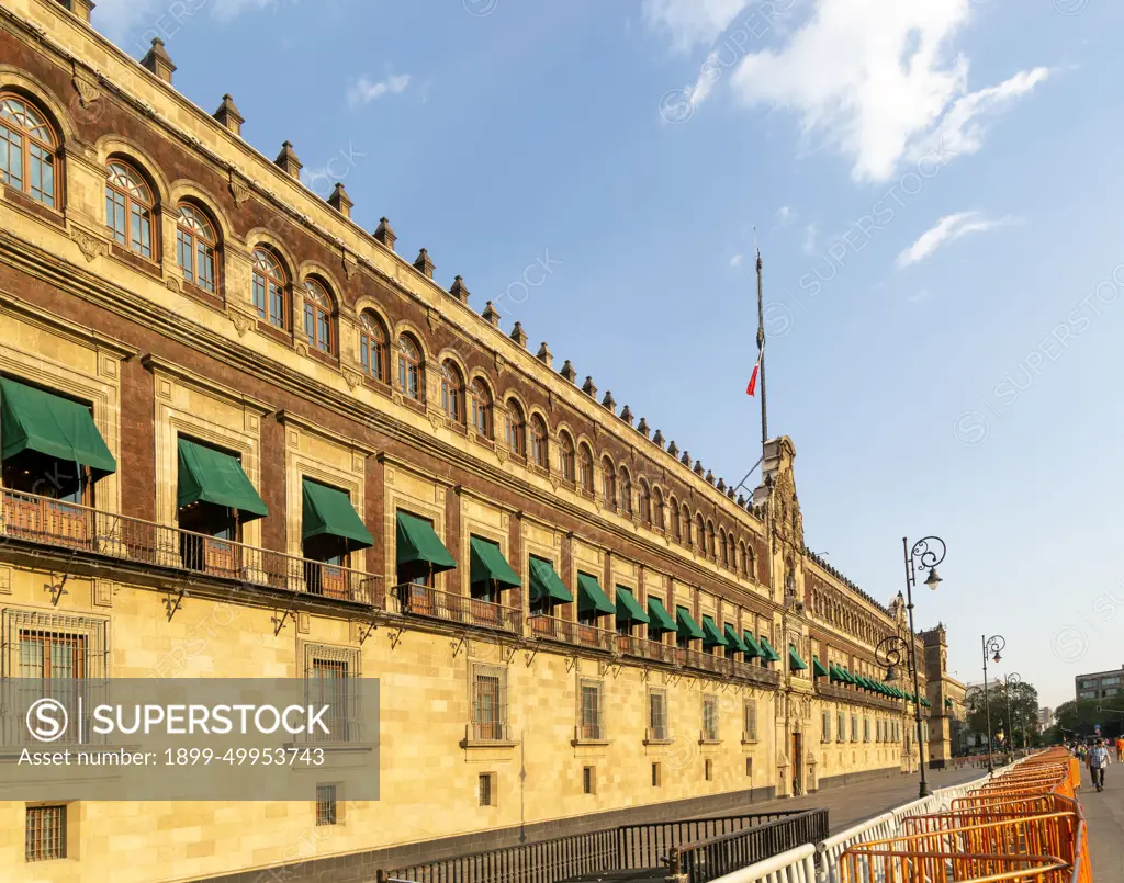 Historic government building, National Palace, Palacio National, Centro Historic, Mexico City, Mexico.