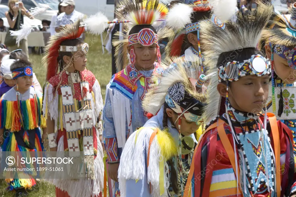 A Gathering Of North America'S Native People, Meeting To Dance, Sing, Socialize And Honor American Indian Culture At Taos Pueblo, New Mexico