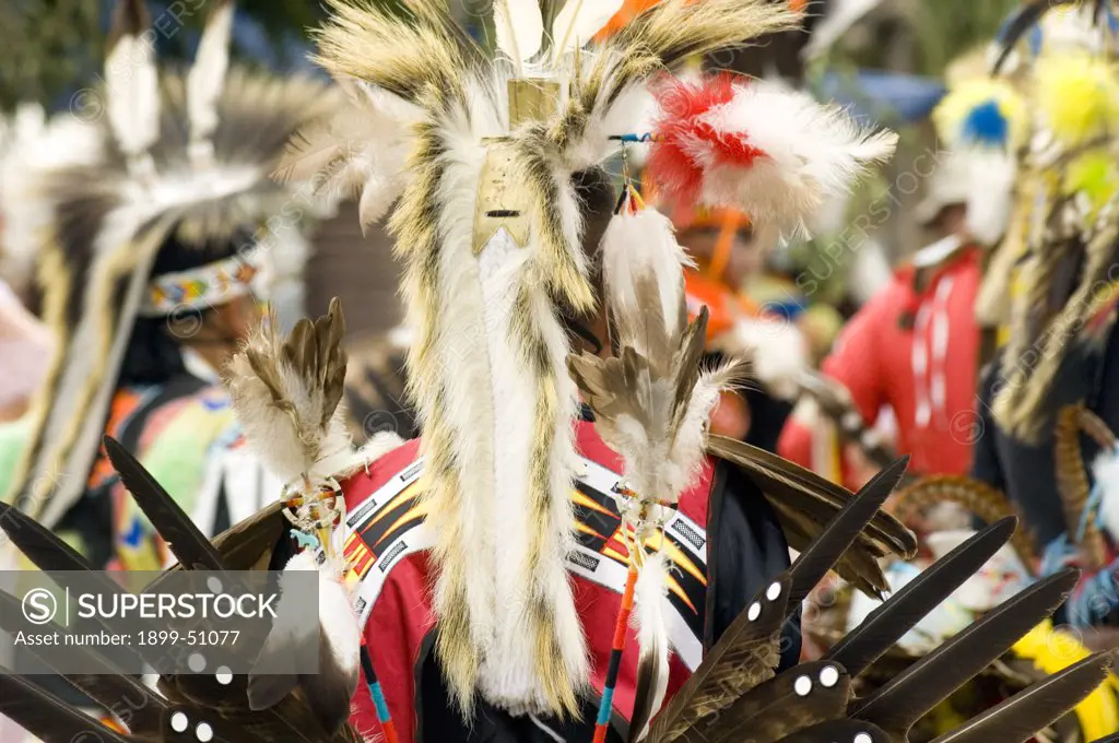 A Gathering Of North America'S Native People, Meeting To Dance, Sing, Socialize And Honor American Indian Culture At Taos Pueblo, New Mexico