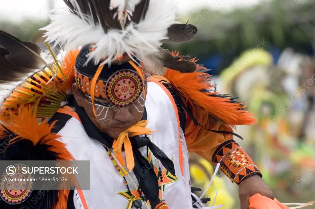 A Gathering Of North America'S Native People, Meeting To Dance, Sing, Socialize And Honor American Indian Culture At Taos Pueblo, New Mexico