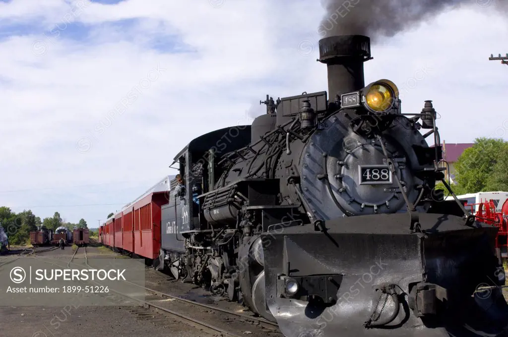 The Cumbres And Toltec Scenic Railroad Is A Coal Fired, Steam Powered Narrow Gauge Railroad That Travels From Chama, New Mexico To Antonito, Colorado.