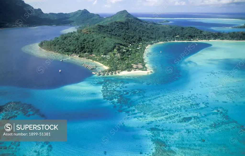 French Polynesia. Tahiti, Bora Bora, Motu