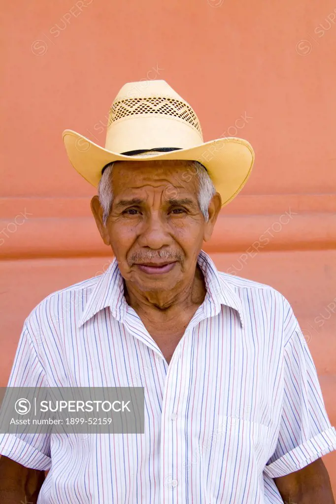 Guatemala, Antigua, Portrait Of A Man