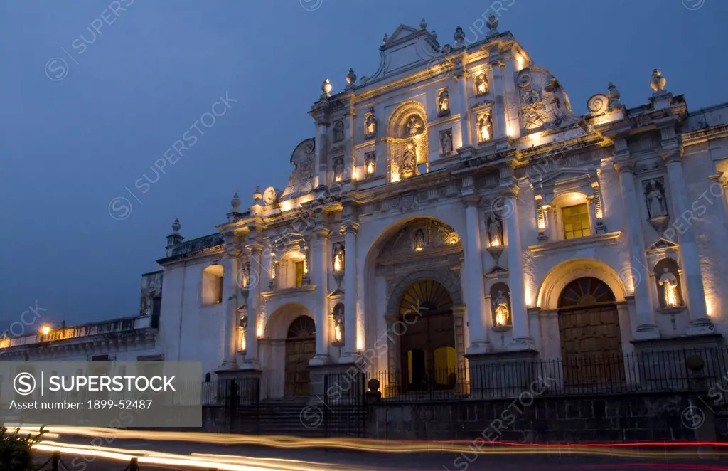 Cathedral In Antigua, Guatemala.