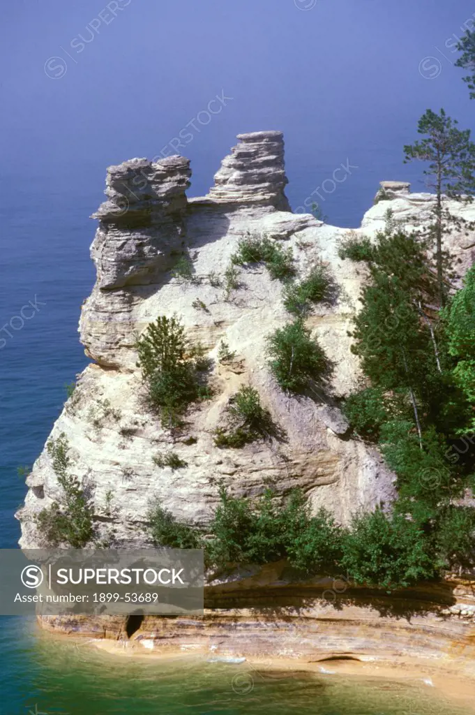 Michigan. Pictured Rocks National Lakeshore. Miners Castle