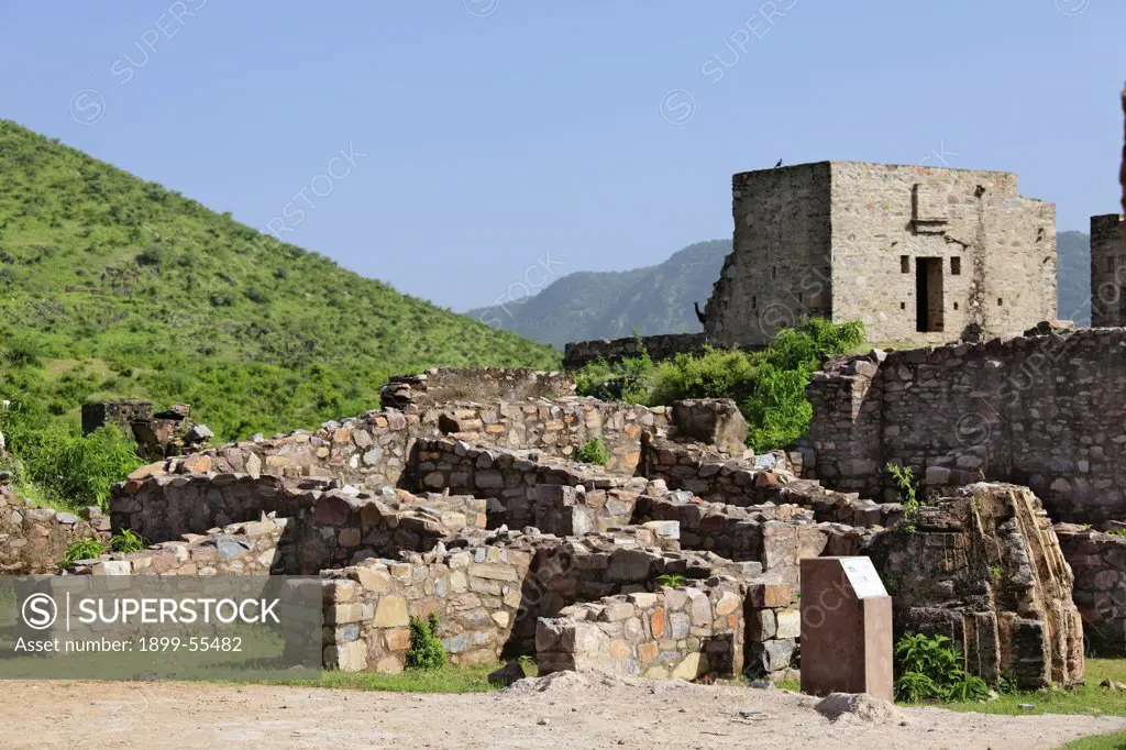 Ancient Site Bhangarh, Ruins Of Bhangarh, Forts Of Rajasthan, Bhangarh Rajasthan, India