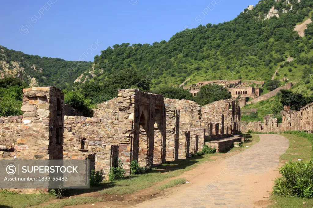 Ancient Site Bhangarh, Ruins Of Bhangarh, Forts Of Rajasthan, Bhangarh Rajasthan, India