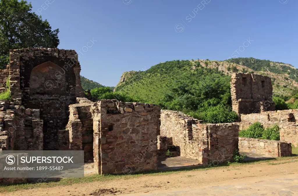 Ancient Site Bhangarh, Ruins Of Bhangarh, Forts Of Rajasthan, Bhangarh Rajasthan, India