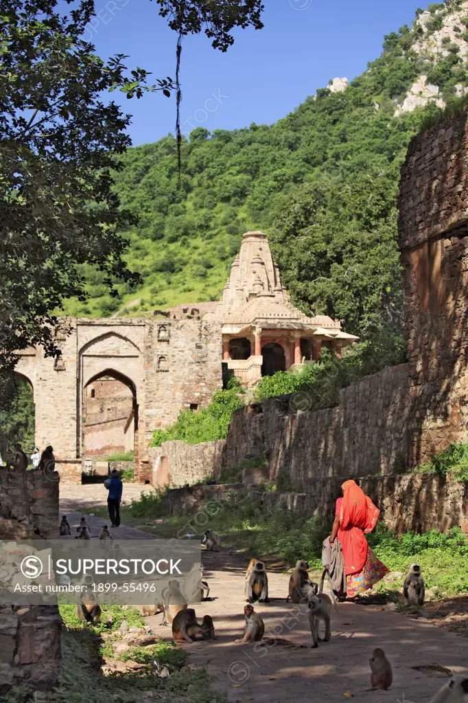 Gopinath Temple At Bhangarh, Rajasthan, India