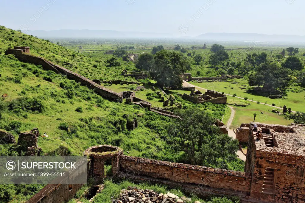 Ancient Site Bhangarh, Ruins Of Bhangarh, Forts Of Rajasthan, Bhangarh Rajasthan, India