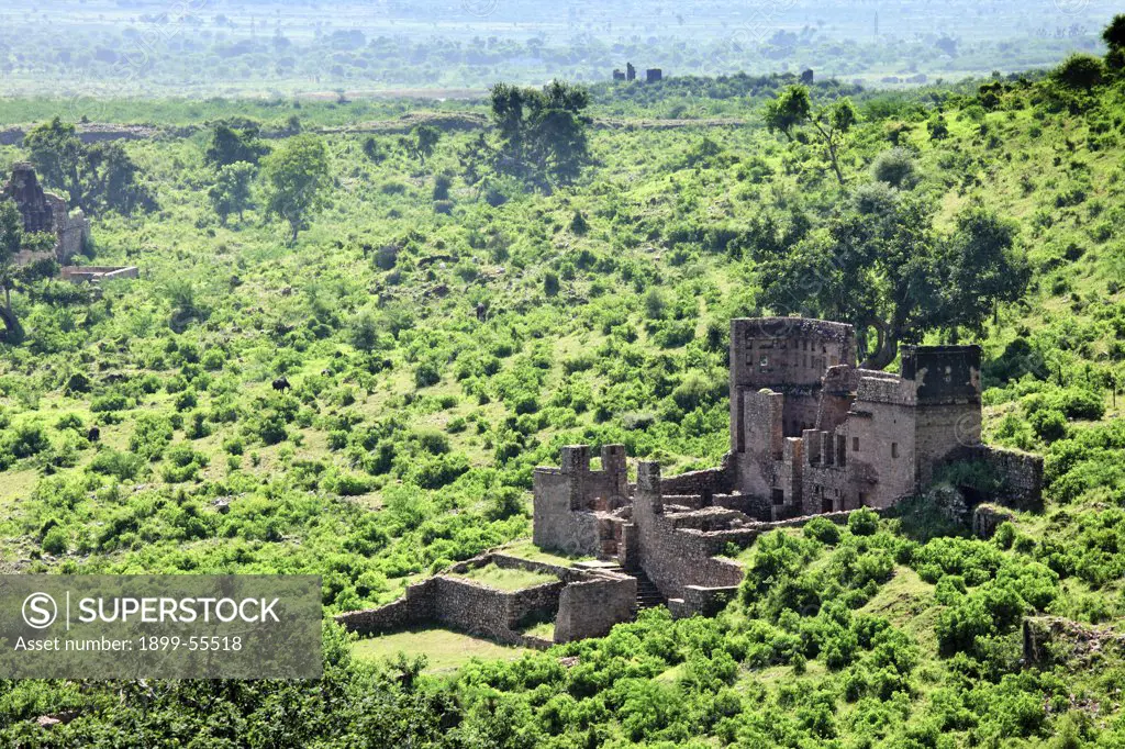 Ancient Site Bhangarh, Ruins Of Bhangarh, Forts Of Rajasthan, Bhangarh Rajasthan, India