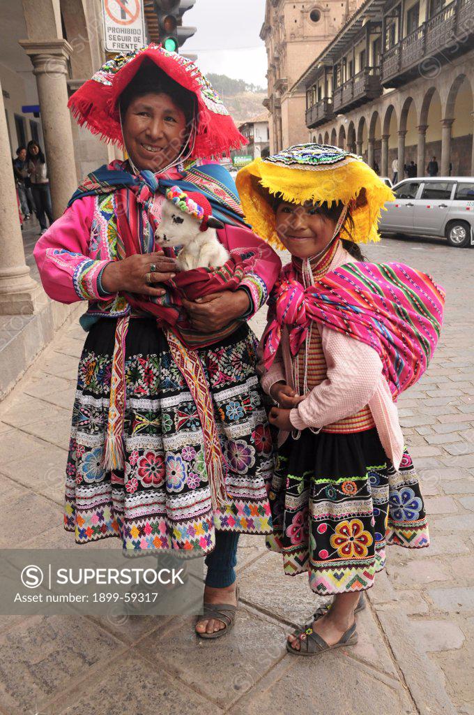 Mother And Daughter, Cuzco, Peru - SuperStock