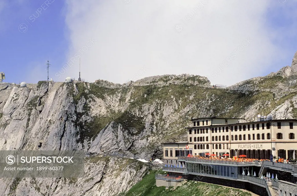 Switzerland. Mt. Pilatus. Hotel Pilatus-Kulm.