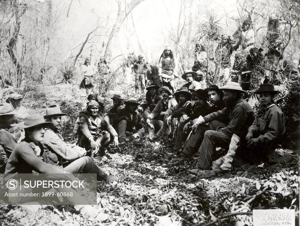 Council Between General Crook And Geronimo